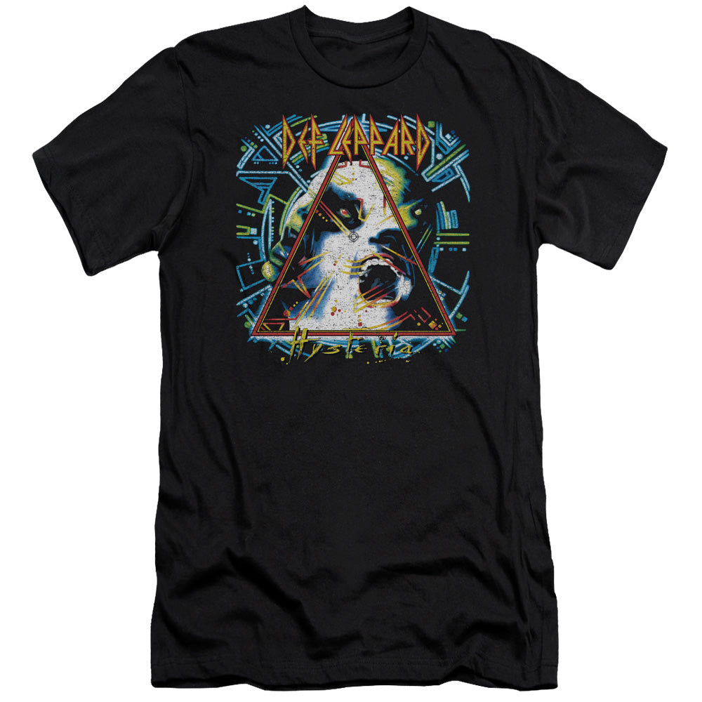 Def Leppard Hysteria Slim Fit Mens T Shirt Black