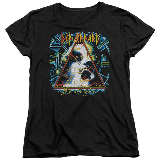 Def Leppard Hysteria Womens T Shirt Black