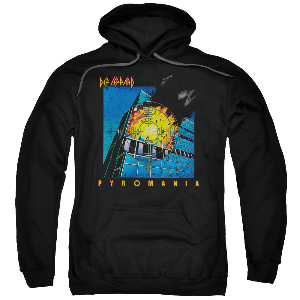 Def Leppard Pyromania Mens Hoodie Black