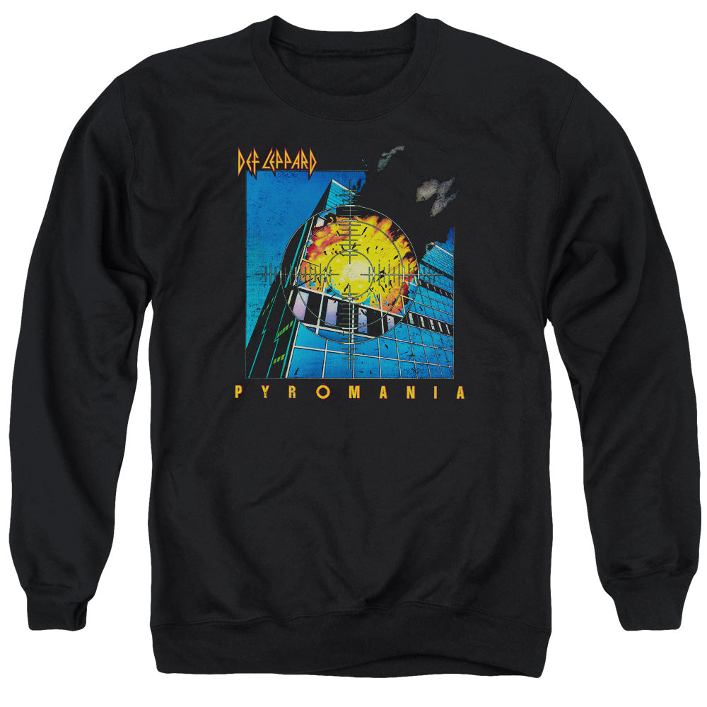 Def Leppard Pyromania Mens Crewneck Sweatshirt Black