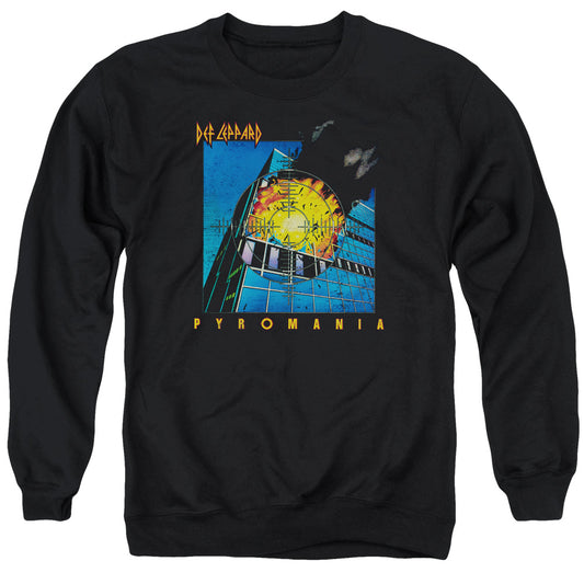 Def Leppard Pyromania Mens Crewneck Sweatshirt Black