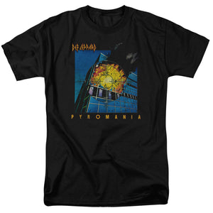 Def Leppard Pyromania Mens T Shirt Black