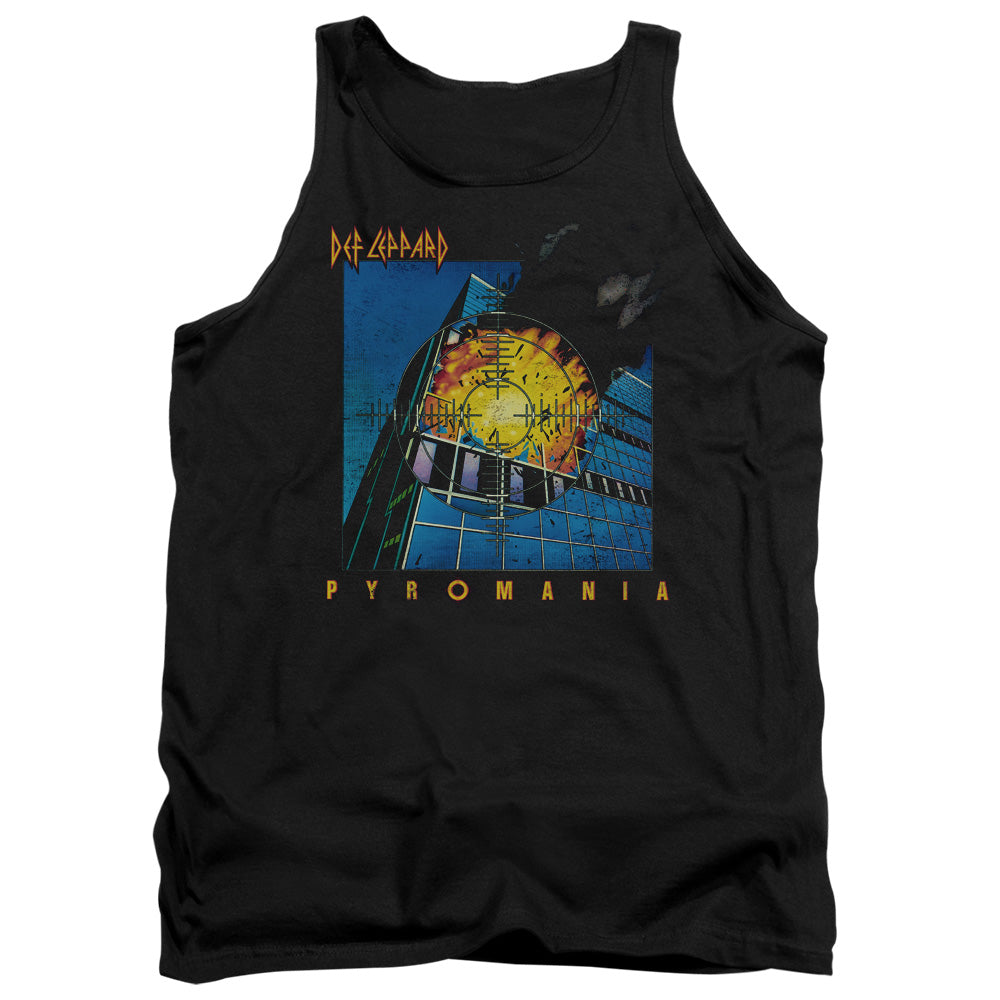 Def Leppard Pyromania Mens Tank Top Shirt Black