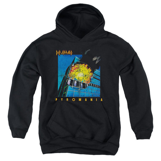 Def Leppard Pyromania Kids Youth Hoodie Black