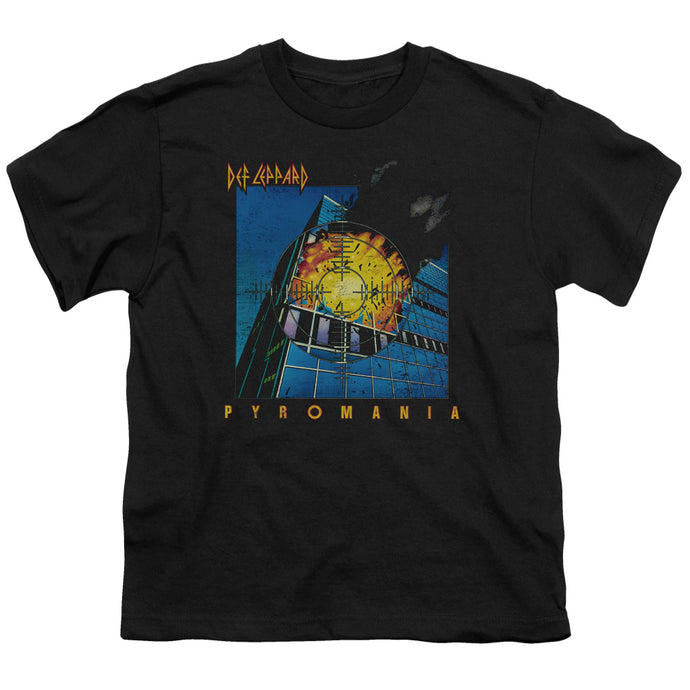 Def Leppard Pyromania Kids Youth T Shirt Black