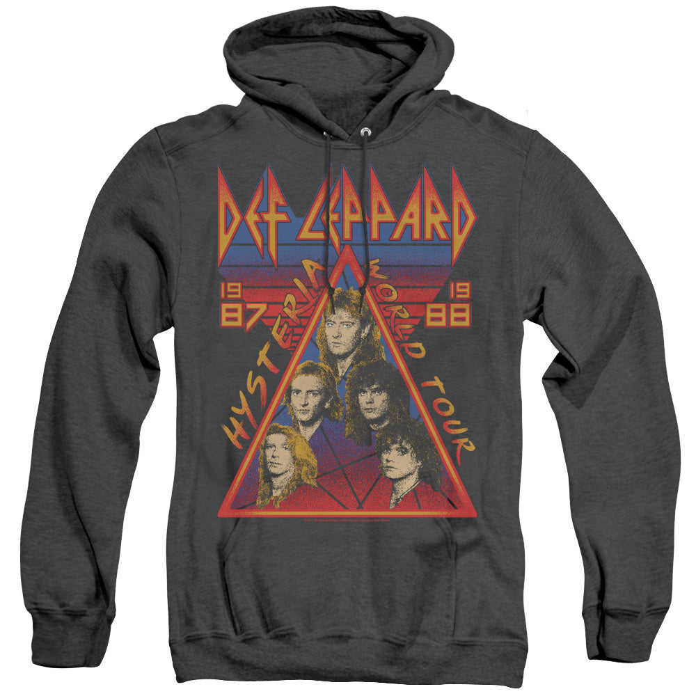 Def Leppard Hysteria Tour Heather Mens Hoodie Black