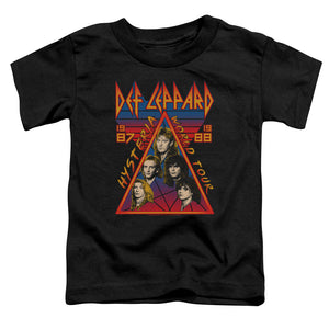 Def Leppard Hysteria Tour Toddler Kids Youth T Shirt Black