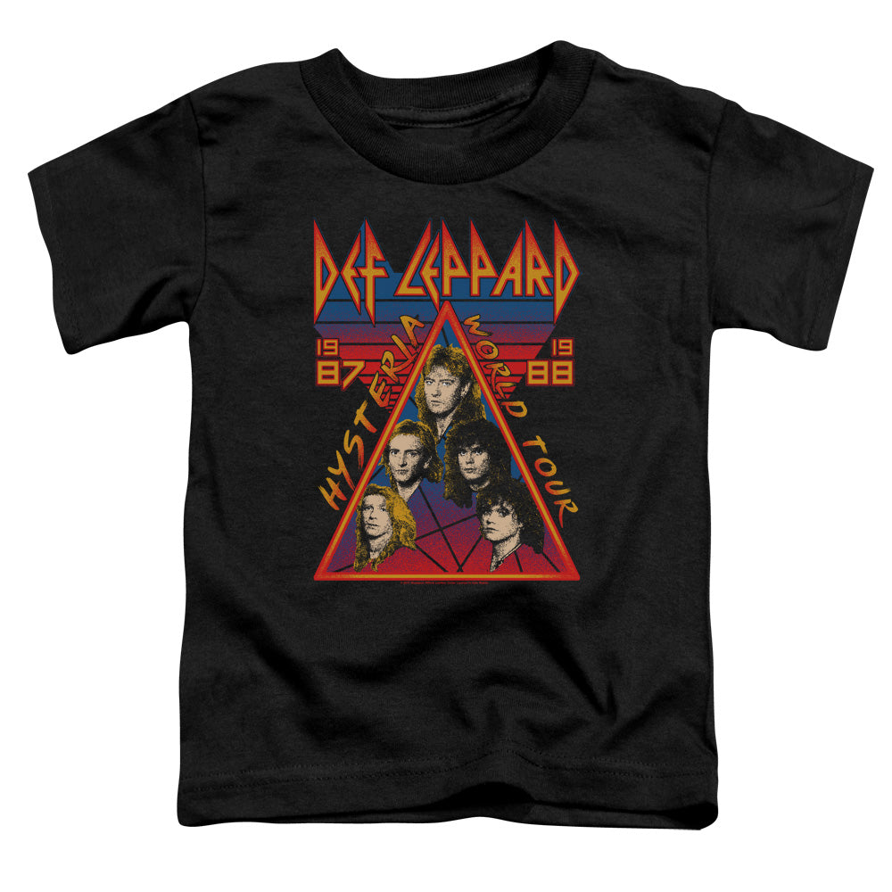 Def Leppard Hysteria Tour Toddler Kids Youth T Shirt Black