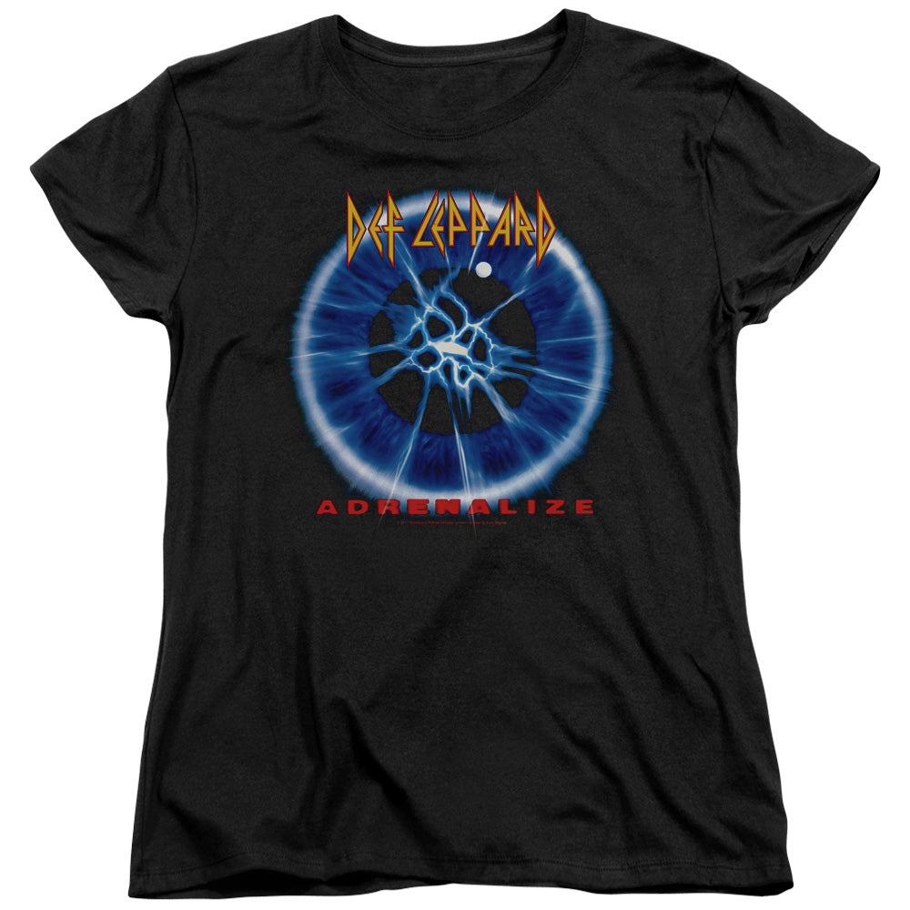 Def Leppard Adrenalize Womens T Shirt Black