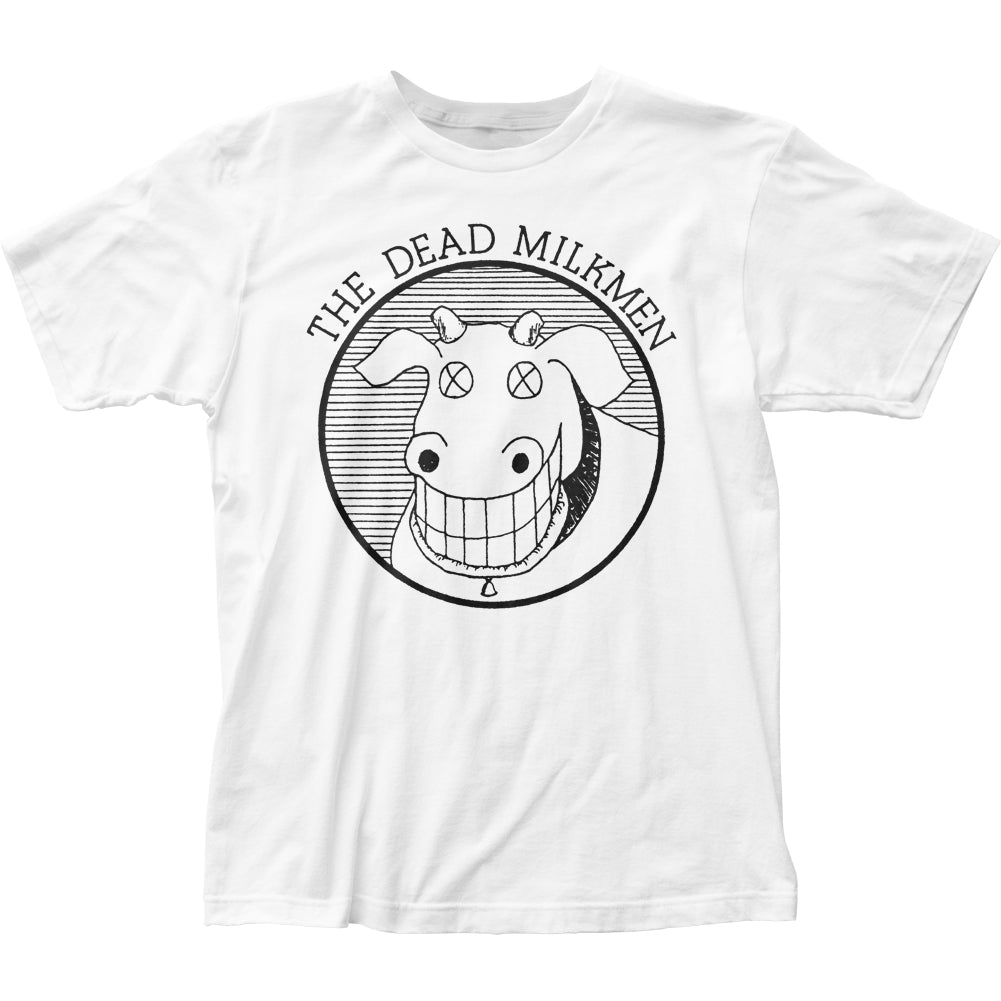 The Dead Milkmen Cow Logo Mens T Shirt White