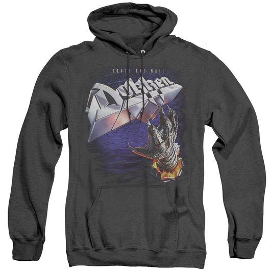 Dokken Tooth and Nail Heather Mens Hoodie Black