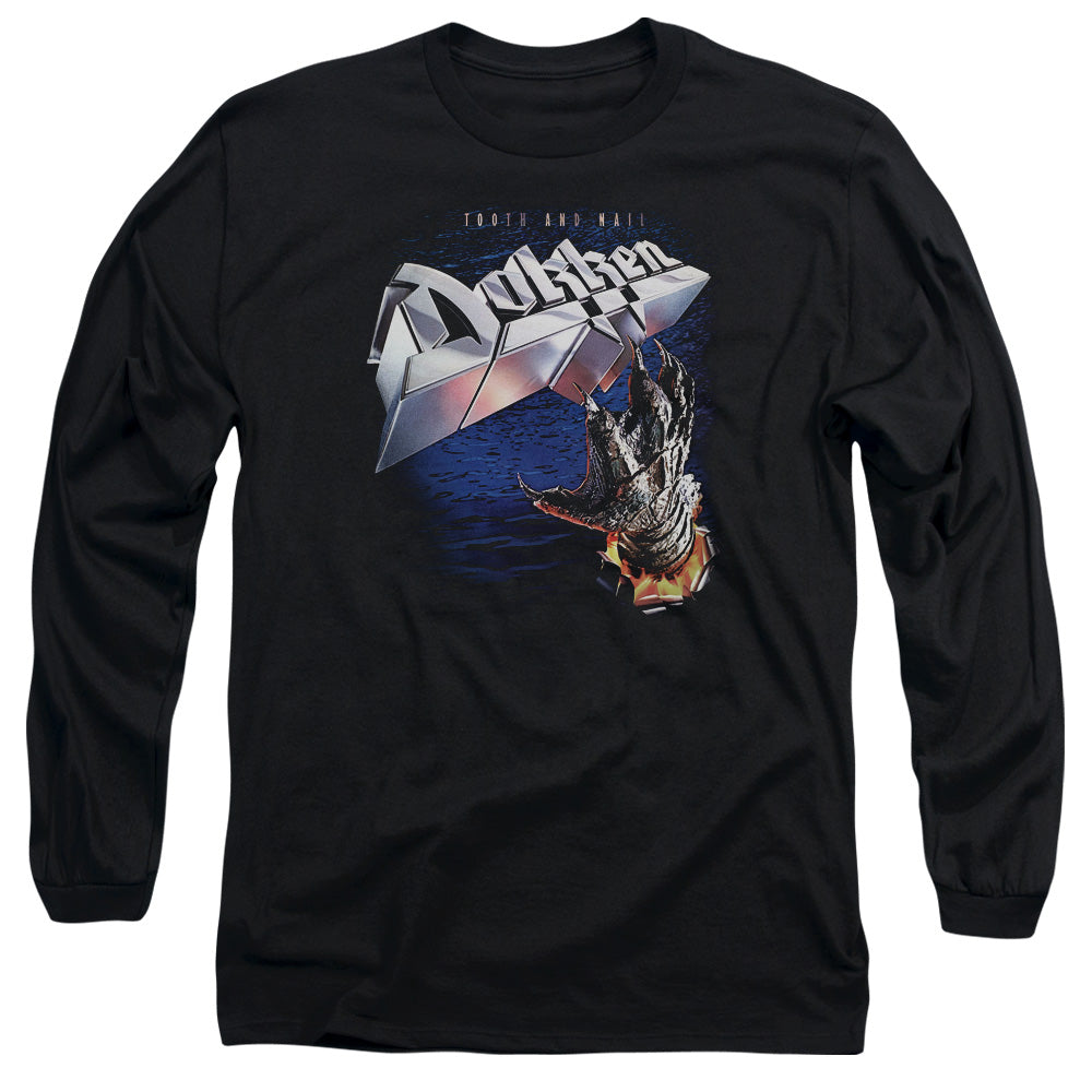 Dokken Tooth and Nail Mens Long Sleeve Shirt Black