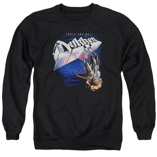 Dokken Tooth and Nail Mens Crewneck Sweatshirt Black