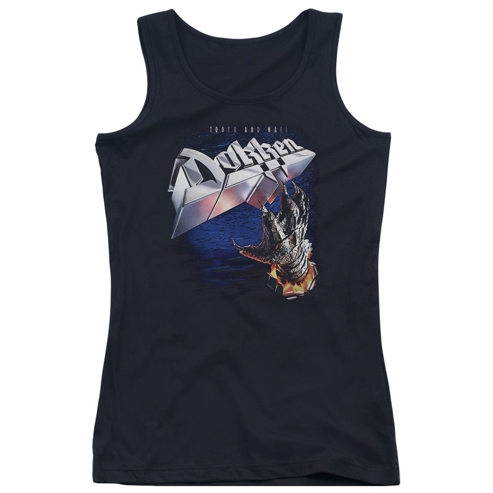 Dokken Tooth and Nail Womens Tank Top Shirt Black