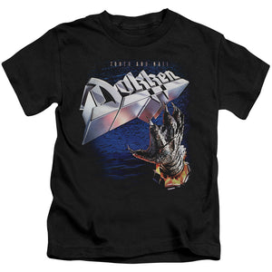 Dokken Tooth and Nail Juvenile Kids Youth T Shirt Black