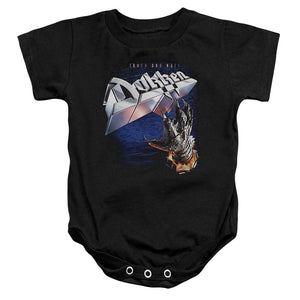 Dokken Tooth and Nail Infant Baby Snapsuit Black