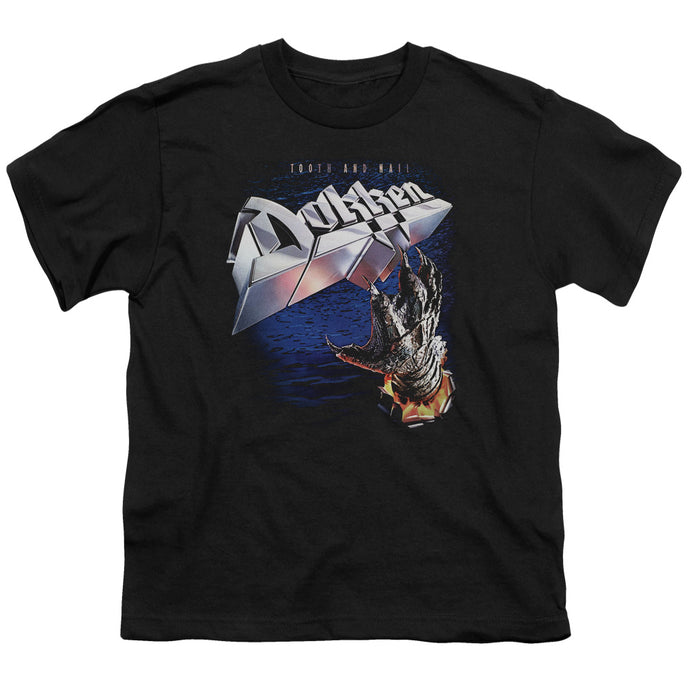 Dokken Tooth and Nail Kids Youth T Shirt Black