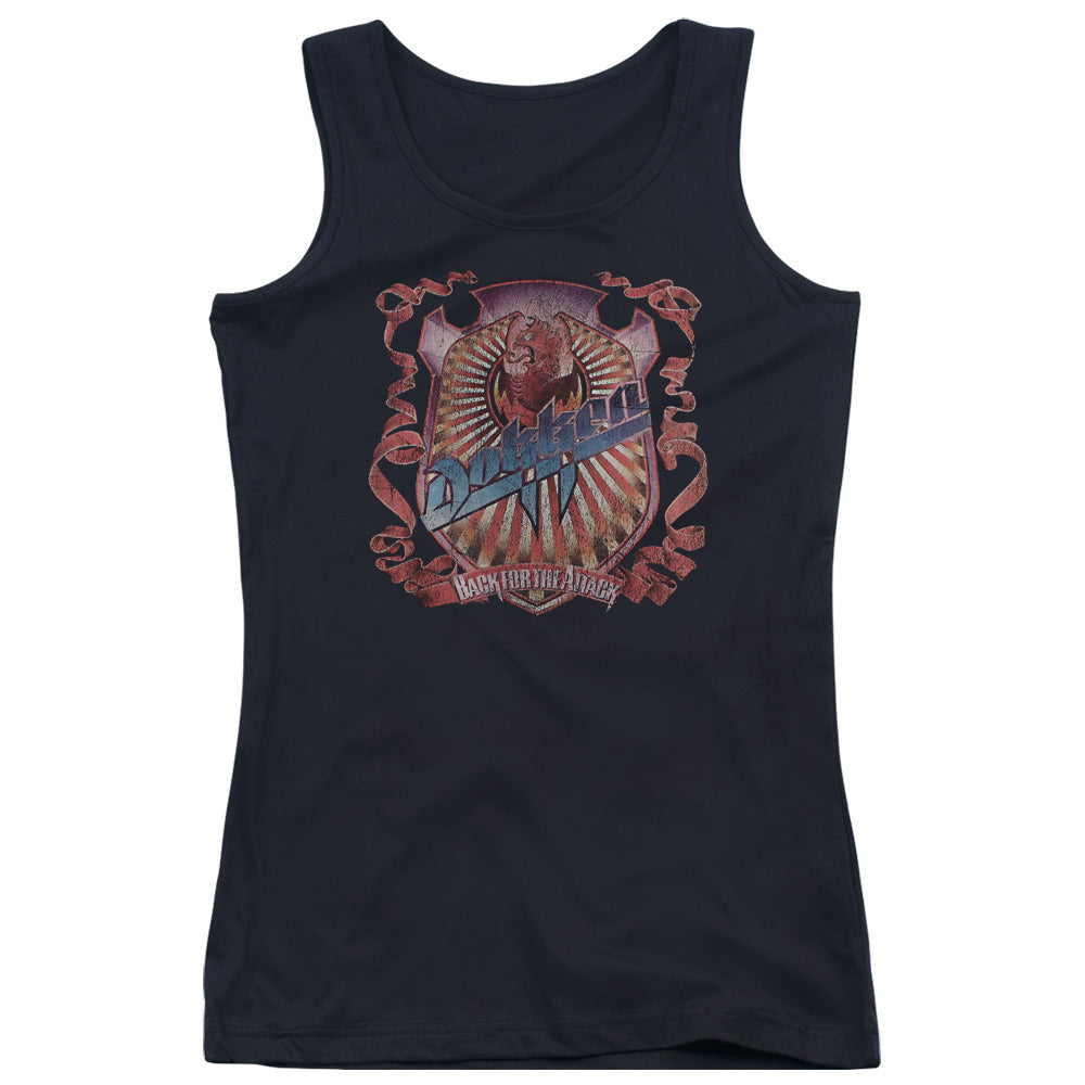 Dokken Back Attack Womens Tank Top Shirt Black