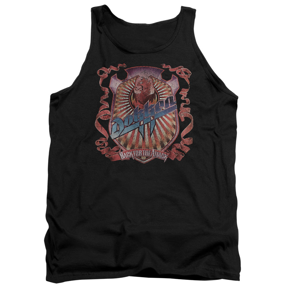 Dokken Back Attack Mens Tank Top Shirt Black