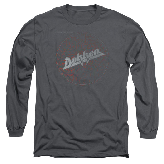 Dokken Breaking The Chains Mens Long Sleeve Shirt Charcoal