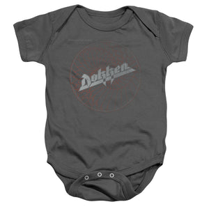 Dokken Breaking The Chains Infant Baby Snapsuit Charcoal