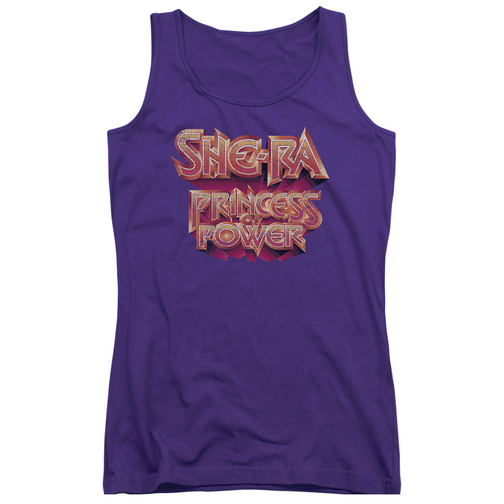 She Ra Logo Womens Tank Top Shirt Purple