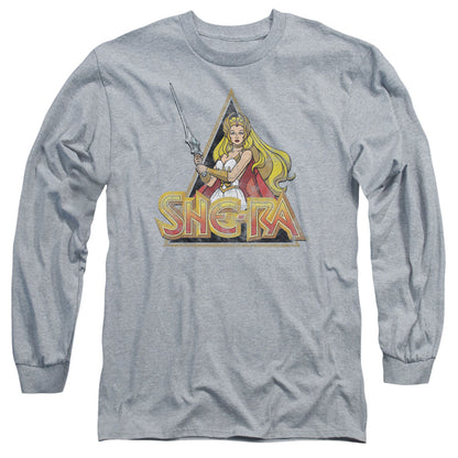 She Ra Rough Ra Mens Long Sleeve Shirt Athletic Heather