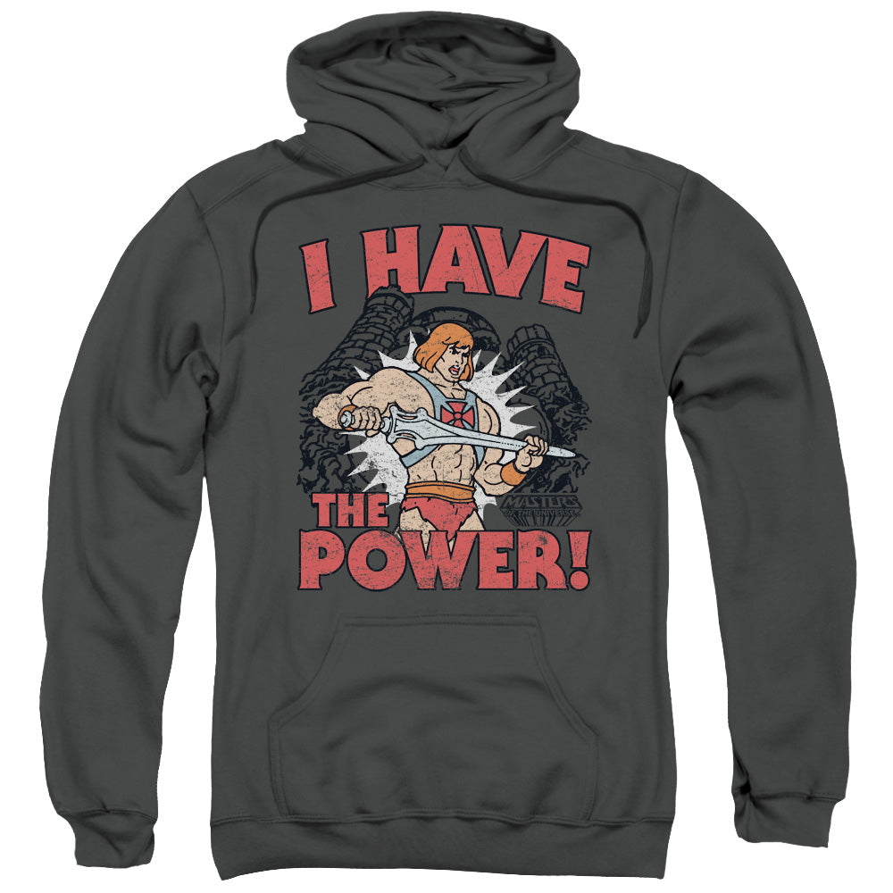 Masters of the Universe I Have the Power Mens Hoodie Charcoal