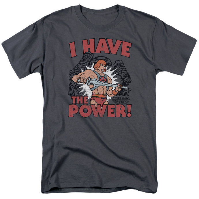 Masters of the Universe I Have the Power Mens T Shirt Charcoal