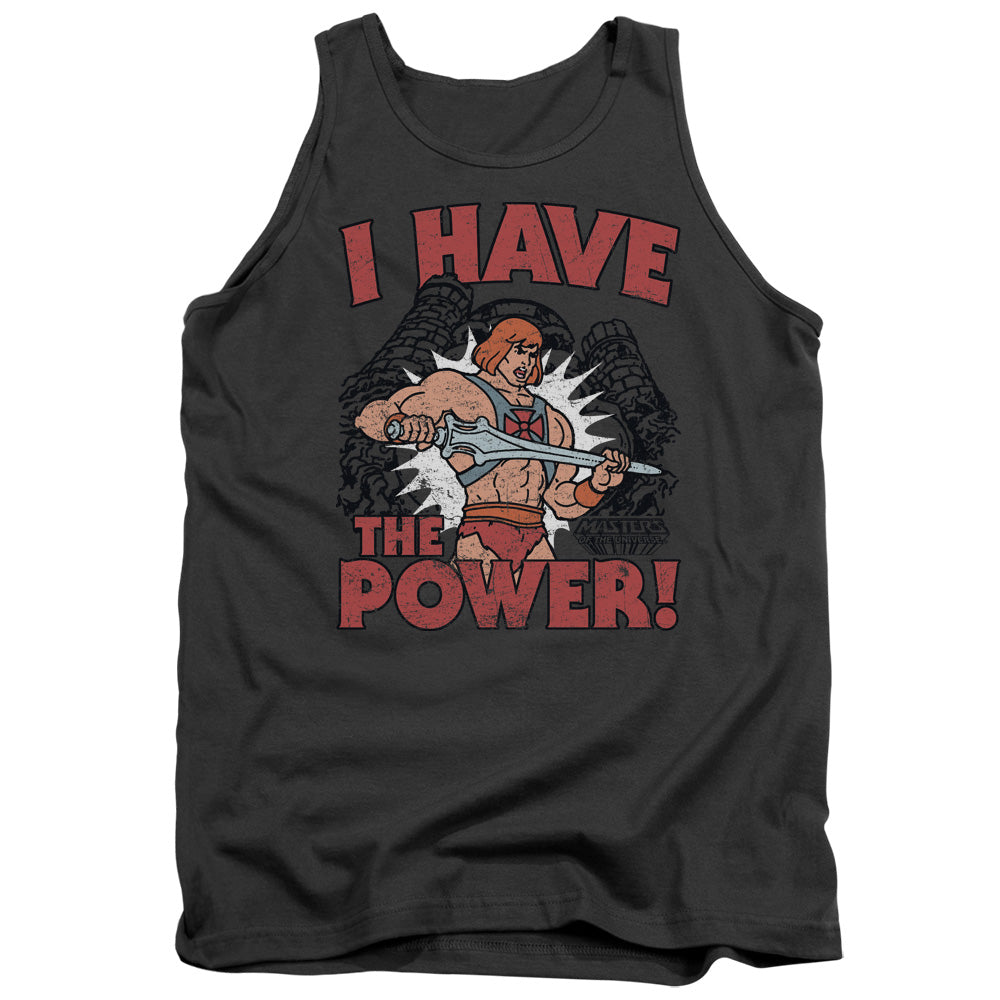 Masters of the Universe I Have the Power Mens Tank Top Shirt Charcoal