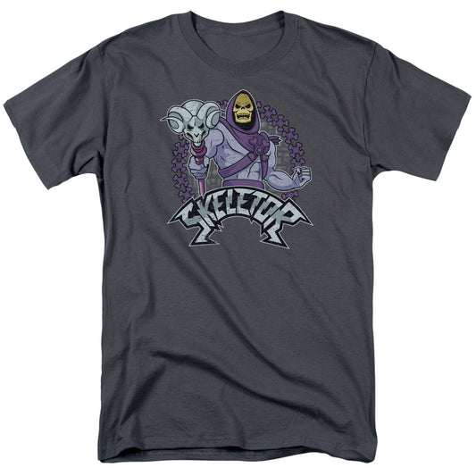 Masters of the Universe Skeletor Mens T Shirt Charcoal