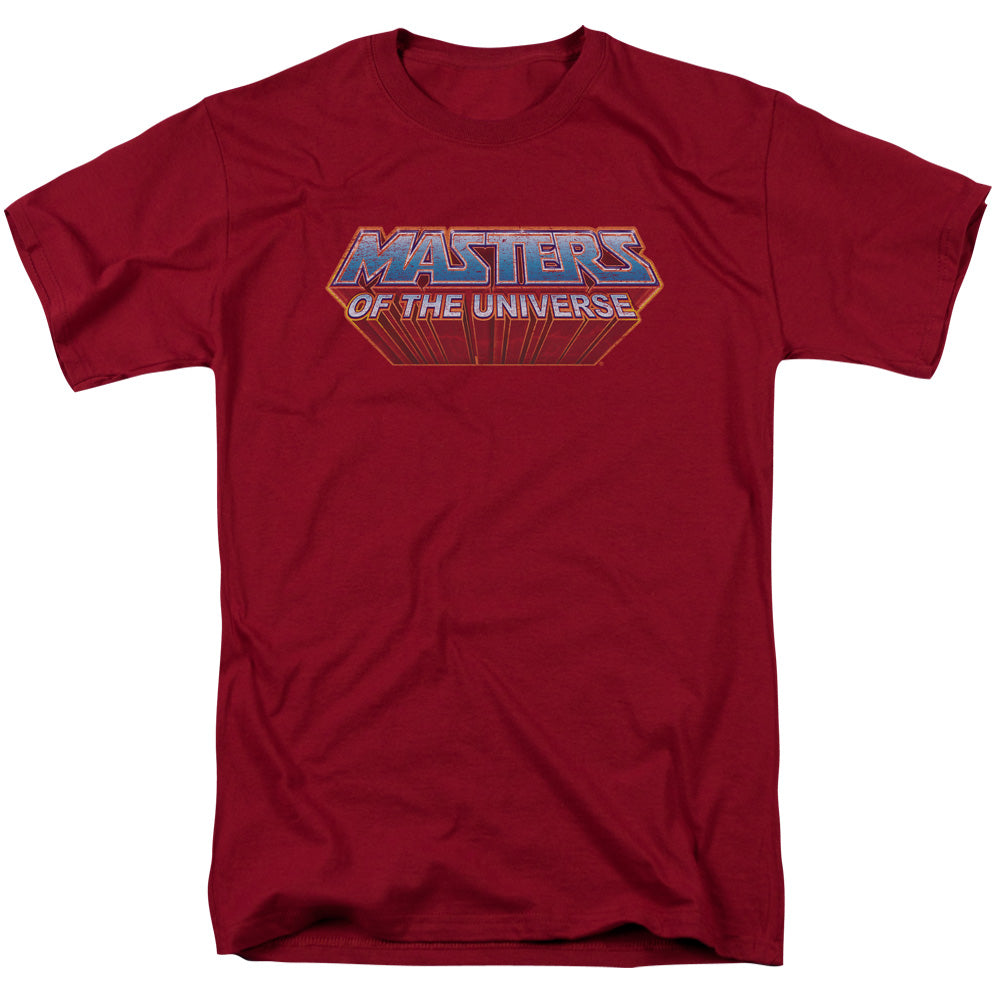 Masters of the Universe Logo Mens T Shirt Cardinal