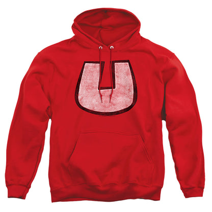 Underdog U Crest Mens Hoodie Red Officially Licensed