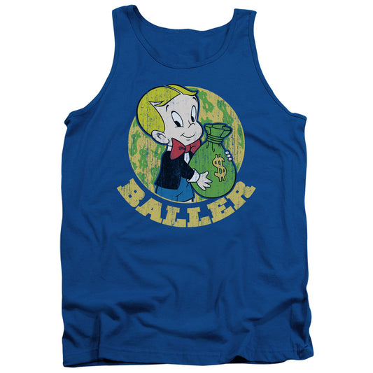 Richie Rich Baller Mens Tank Top Shirt Royal Blue