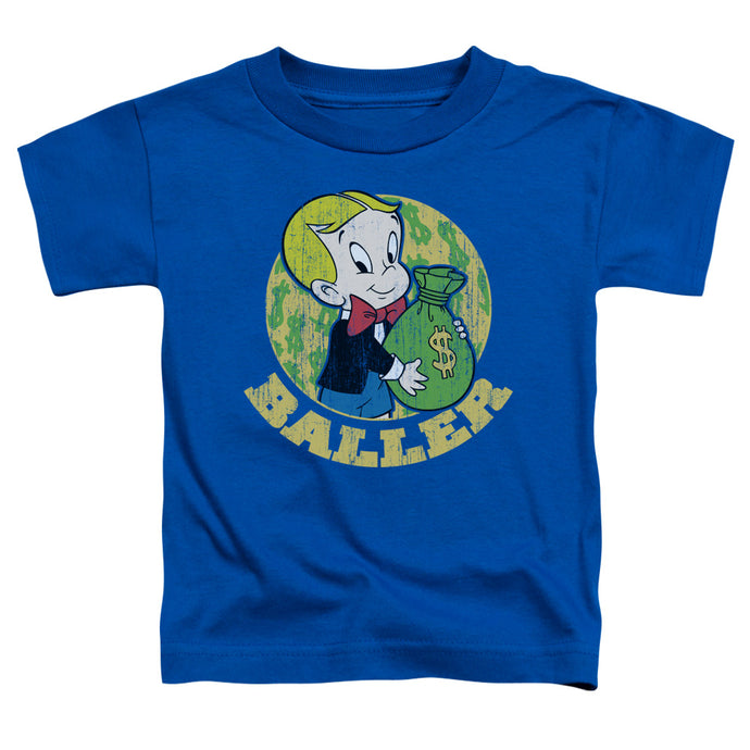 Richie Rich Baller Toddler Kids Youth T Shirt Royal Blue