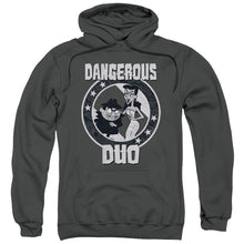 Load image into Gallery viewer, Rocky &amp; Bullwinkle Dangerous Mens Hoodie Charcoal