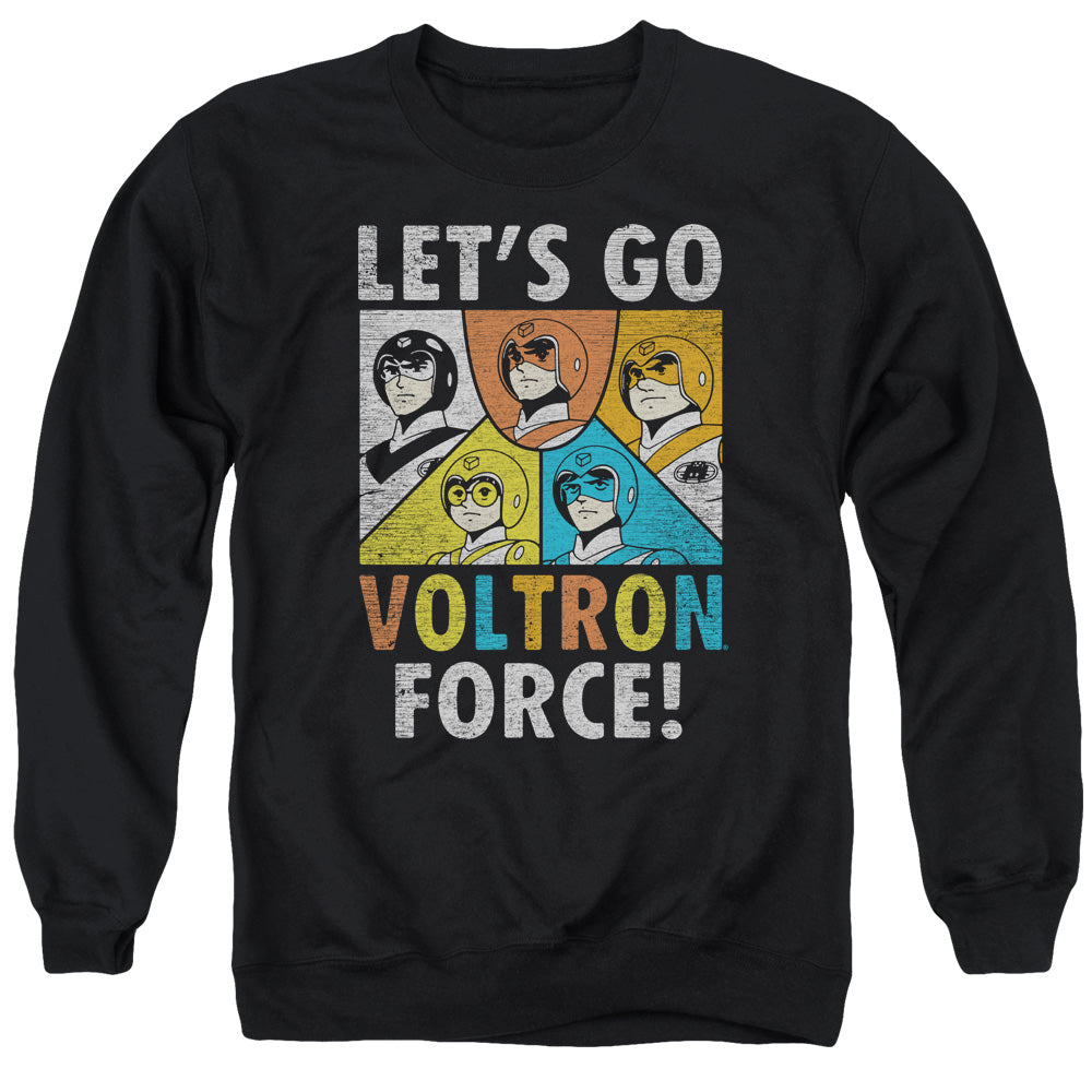 Voltron Force Mens Crewneck Sweatshirt Black