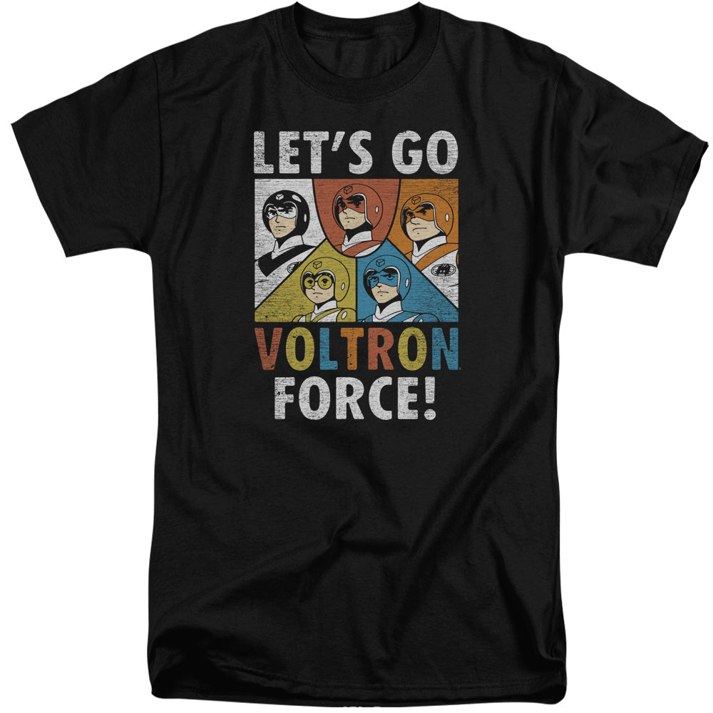 Voltron Force Mens Tall T Shirt Black