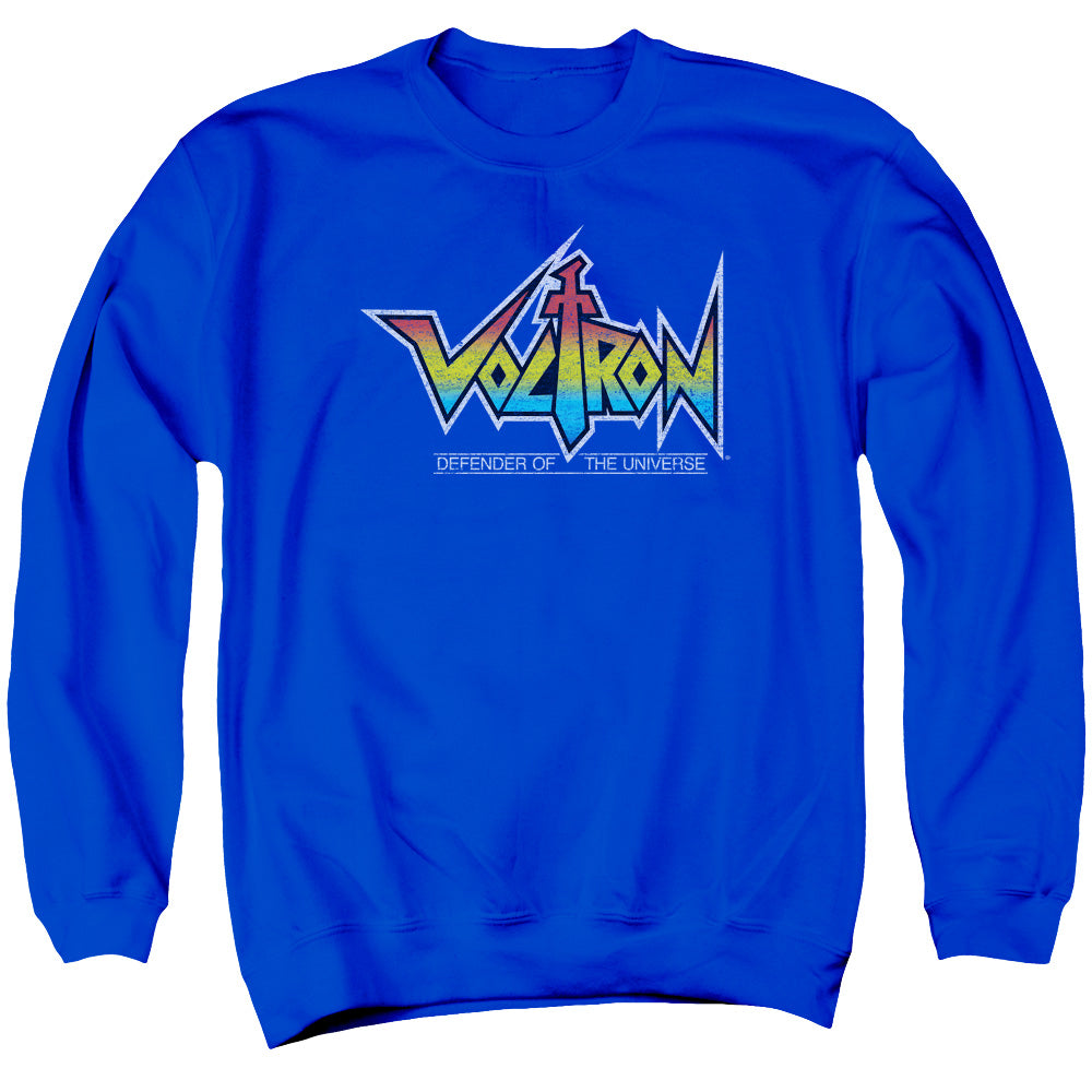 Voltron Logo Mens Crewneck Sweatshirt Royal Blue