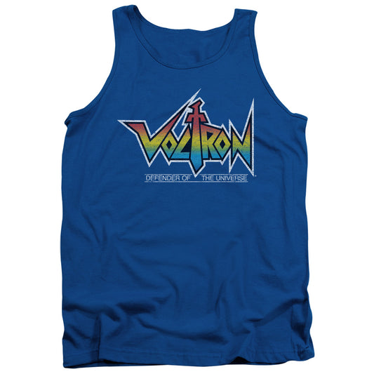 Voltron Logo Mens Tank Top Shirt Royal Blue