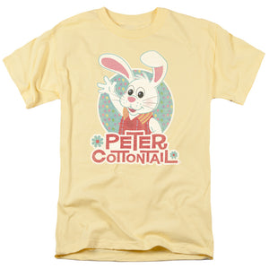 Here Comes Peter Cottontail Peter Wave Mens T Shirt Yellow