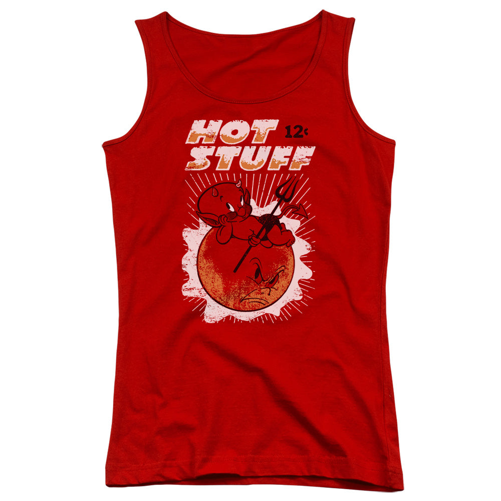 Hot Stuff on the Sun Womens Tank Top Shirt Red