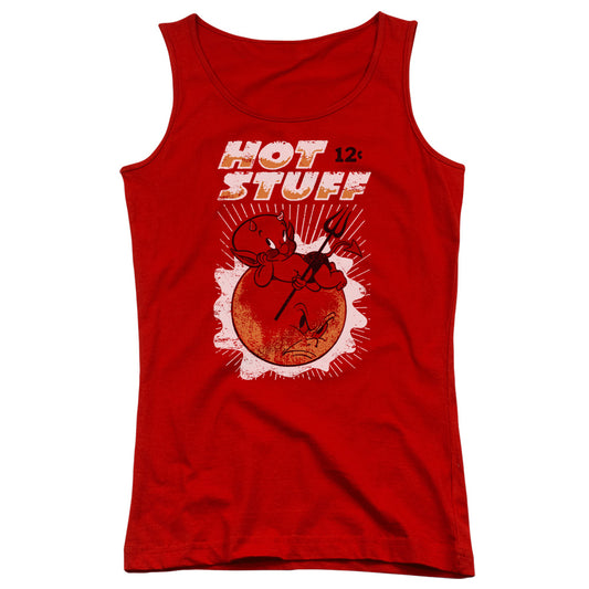 Hot Stuff on the Sun Womens Tank Top Shirt Red