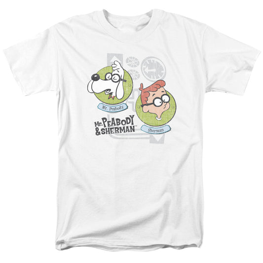 Mr Peabody & Sherman Gadgets Mens T Shirt White