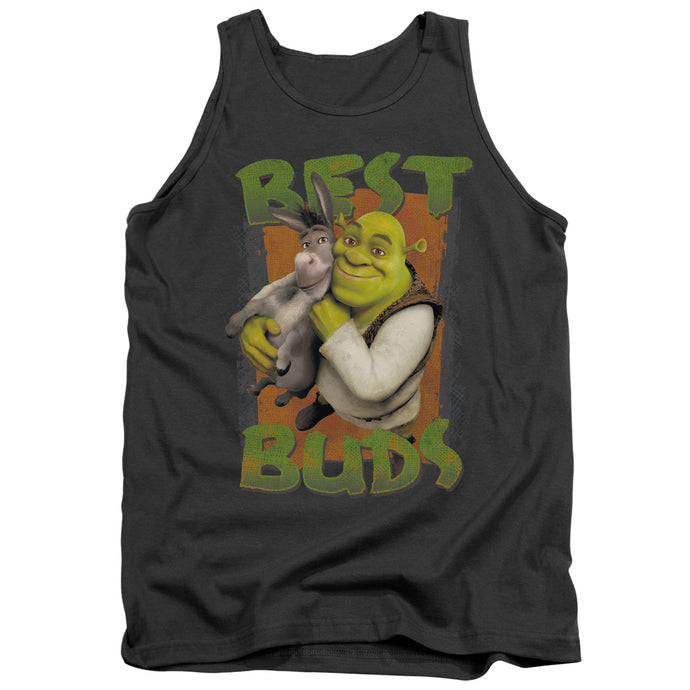 Shrek Buds Mens Tank Top Shirt Charcoal