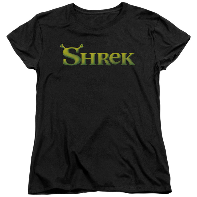 Shrek Logo Womens T Shirt Black