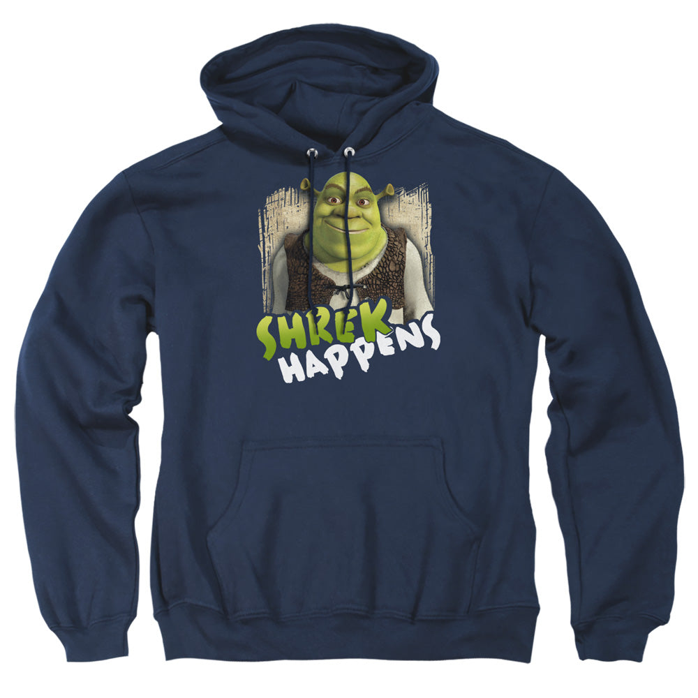 Shrek Happens Mens Hoodie Navy