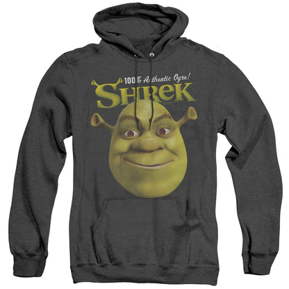 Shrek Authentic Mens Heather Hoodie Black