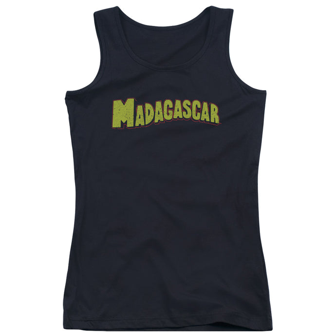Madagascar Logo Womens Tank Top Shirt Black