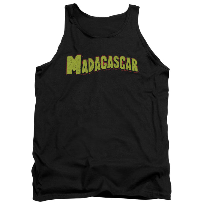 Madagascar Logo Mens Tank Top Shirt Black